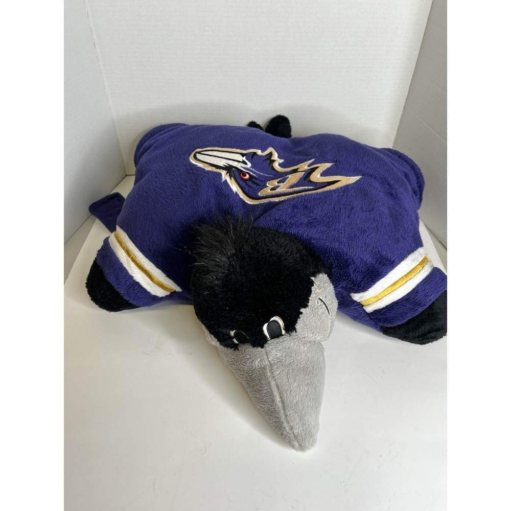 Baltimore Ravens Poe Mascot Pillow Pet Stuffed Plush Sports Animal 2009 NFL 20"